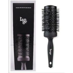 Lange Siena Argan Oil Round Brush ~ Black 53MM Nylon Bristle ~ $40 Retail NEW